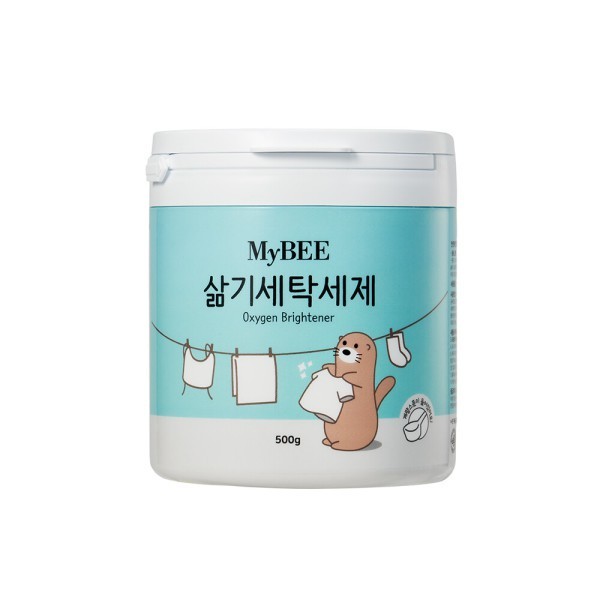 마이비 삶기세탁세제 용기 500g 4개 얼룩제거 표백 냄새제거  세탁비누 증정